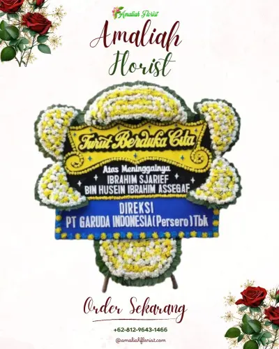 Papan Bunga Duka di Sawatma