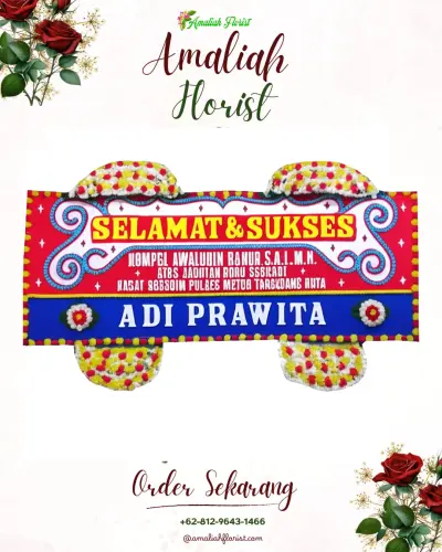 Karangan Bunga Ucapan Selamat di Sawatma