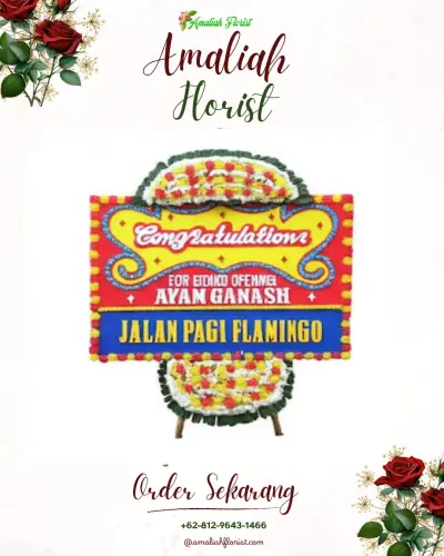 Bunga Papan Congratulation di Sawatma